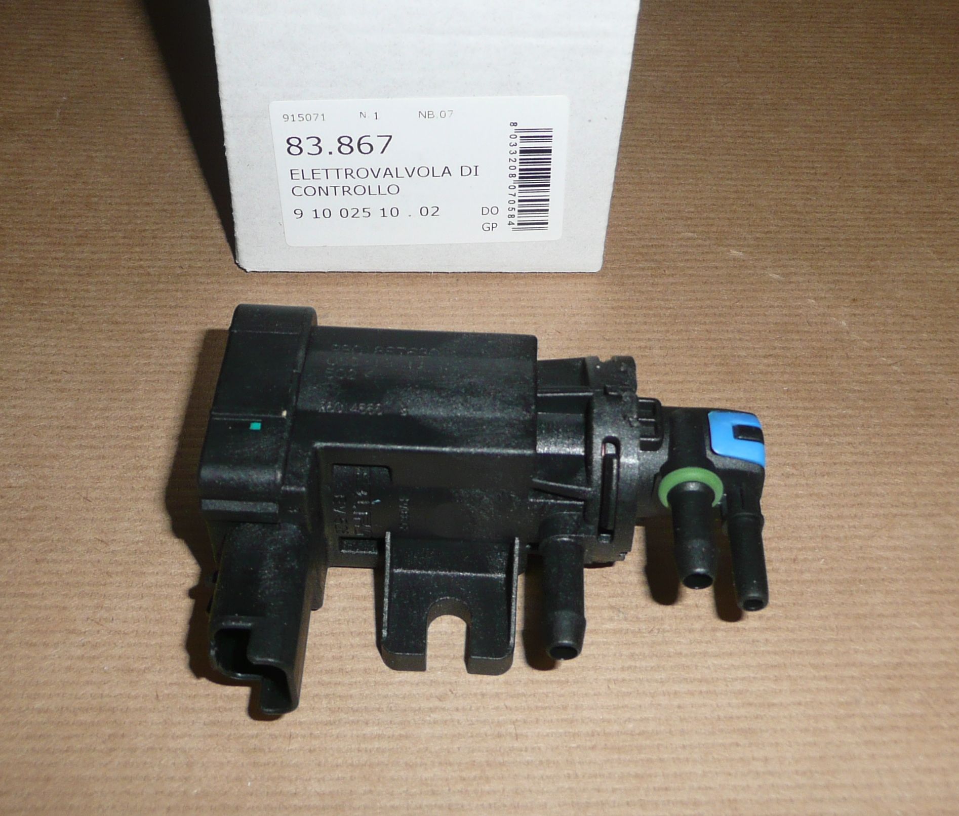 SID 83.867 ELEKTROZAWÓR TURBO C C3,P207 1.6/2.0HDI